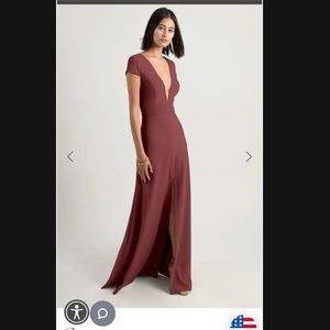 Jenny Yoo Cara Dress in Cinnamon Rose, size 2. NO ALTERATIONS done.